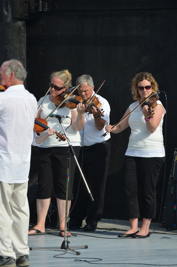 The Cape Breton Fiddlers’ Association plays a set in tribute
