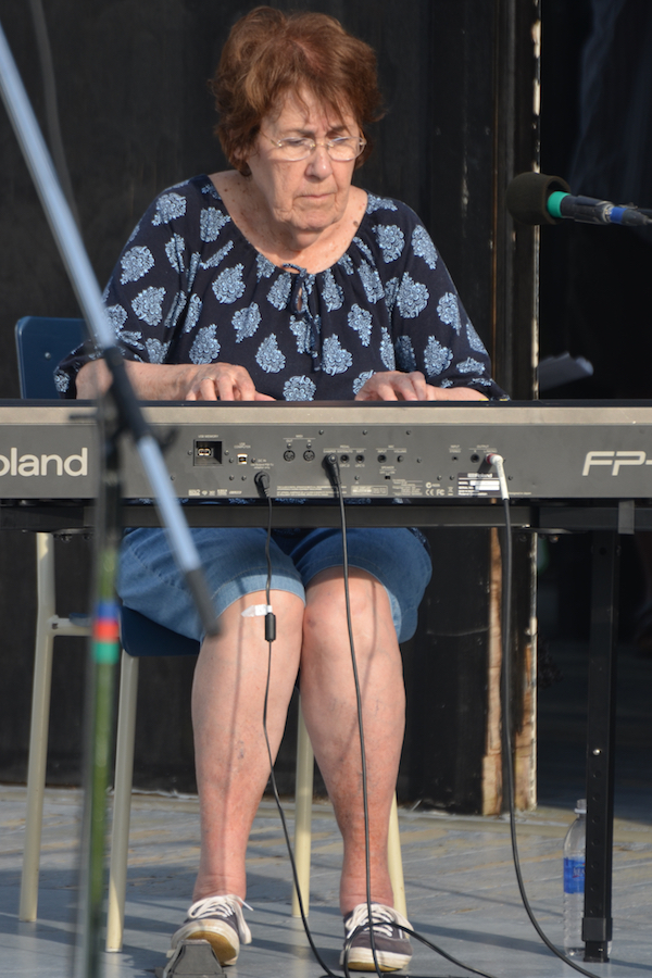 Janet Cameron on keyboard