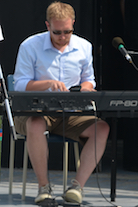 Adam Young on keyboard