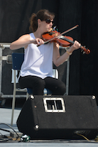 Stephanie MacDonald on fiddle