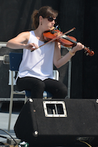 Stephanie MacDonald on fiddle