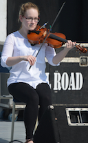 Mckayla MacNeil on fiddle
