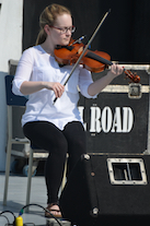 Mckayla MacNeil on fiddle