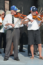 The Cape Breton Fiddlers’ Association plays a set in tribute