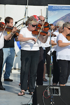 The Cape Breton Fiddlers’ Association plays a set in tribute