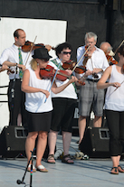 The Cape Breton Fiddlers’ Association plays a set in tribute