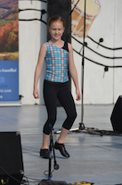 Olivia Burke step-dancing