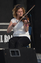 Leanne Aucoin on fiddle