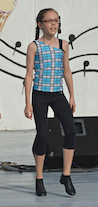 Drea Shepherd step-dancing
