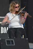 Leanne Aucoin on fiddle