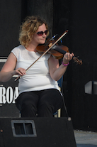 Leanne Aucoin on fiddle