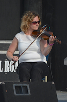 Leanne Aucoin on fiddle