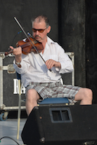 Larry Parks on fiddle