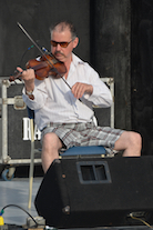 Larry Parks on fiddle