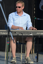 Adam Young on keyboard