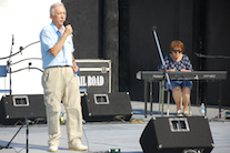 Fred McCracken singing Kitty Bawn O'Brien and a medley of Irish Tunes, accompanied by Janet Cameron on keyboard