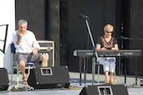 Kinnon Beaton on fiddle accompanied by Betty Lou Beaton on keyboard