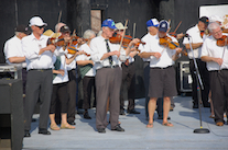 The Cape Breton Fiddlers’ Association plays a set in tribute