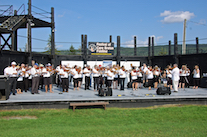 The Cape Breton Fiddlers’ Association plays a set in tribute, directed by Eddie Rogers and accompanied by Betty Lou Beaton on keyboard