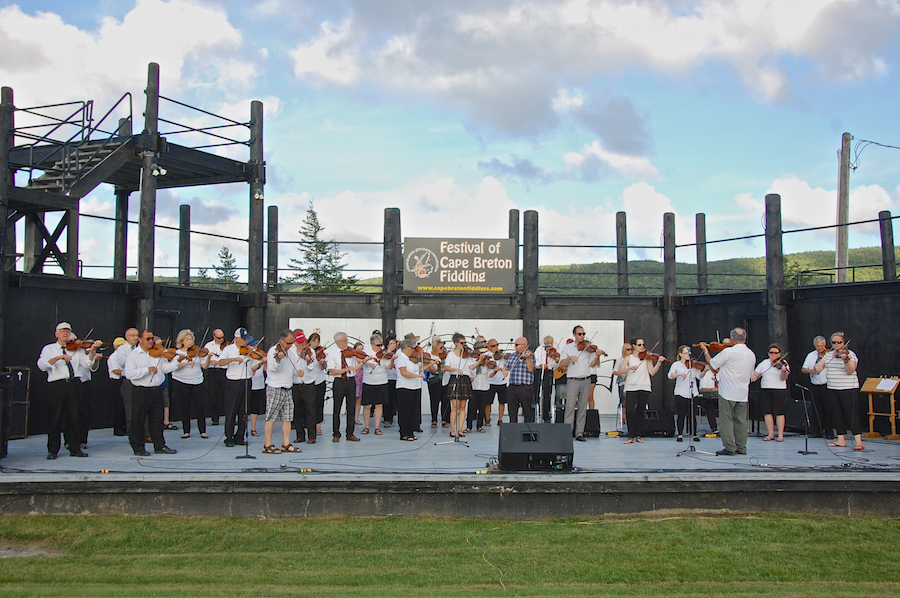 Cape Breton Fiddlers’ Association Fourth Group Number, directed by Eddie Rogers and accompanied by Lawrence Cameron on keyboard