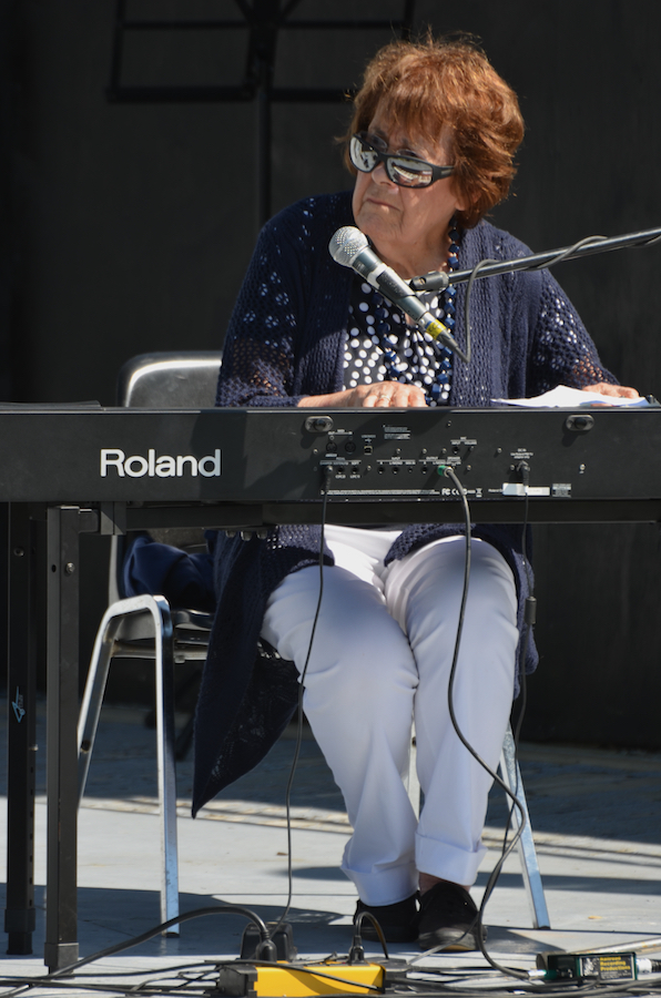Janet Cameron on keyboard