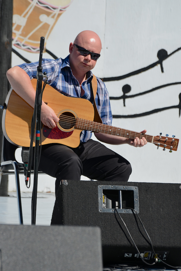 Mike Barron on guitar