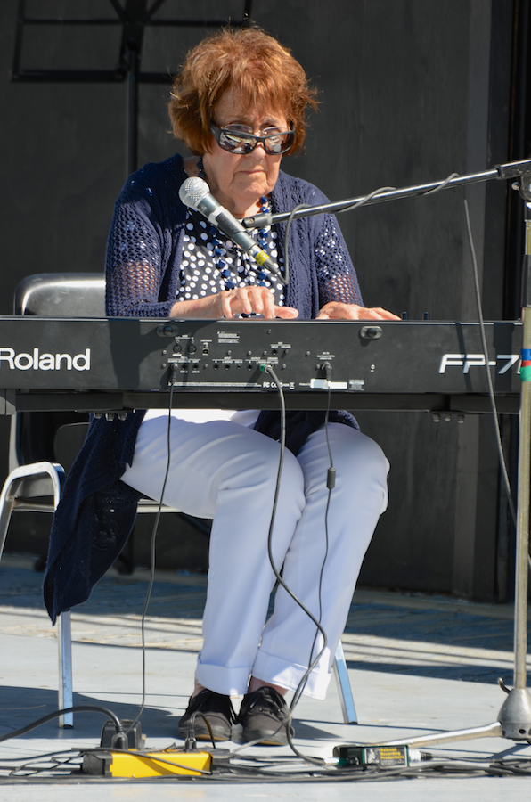 Janet Cameron on keyboard