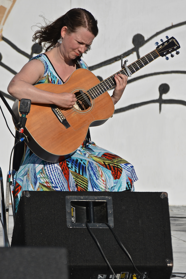 Mary Beth Carty on guitar