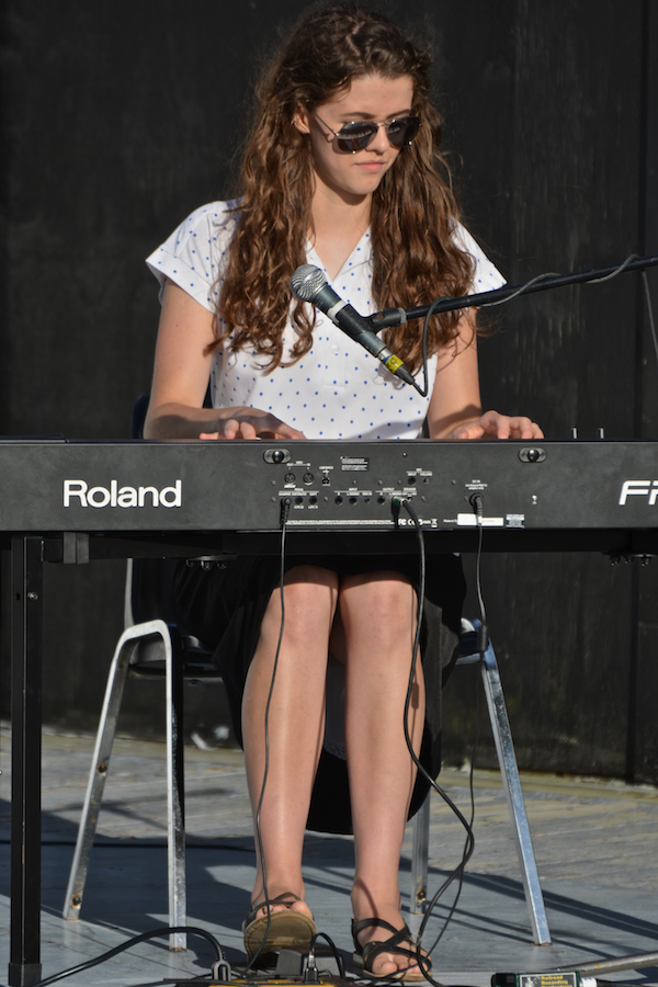 Paryse Broussard on keyboard