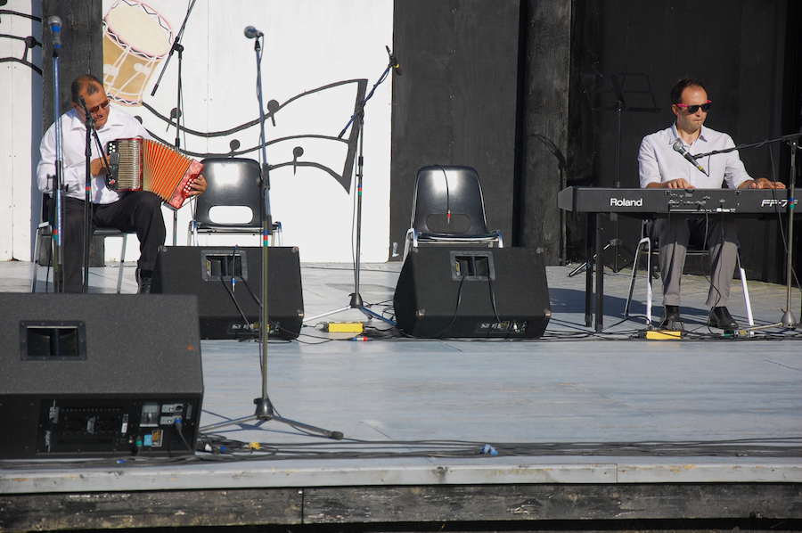 Wilfred Prosper, Jr on accordion accompanied by Kolten MacDonell on keyboard