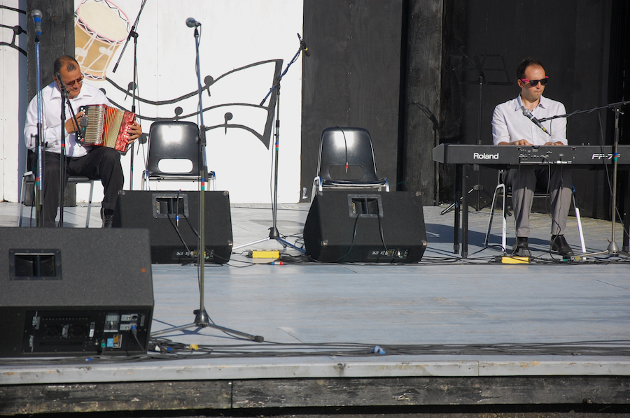 Wilfred Prosper, Jr on accordion accompanied by Kolten MacDonell on keyboard