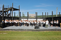 Cape Breton Fiddlers’ Association Third Group Number, directed by Eddie Rogers and accompanied by Janet Cameron on keyboard