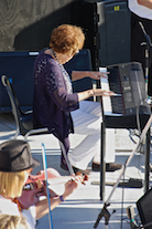 Janet Cameron on keyboard