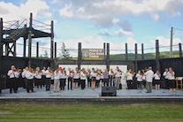 Cape Breton Fiddlers’ Association Fourth Group Number, directed by Eddie Rogers and accompanied by Lawrence Cameron on keyboard