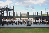 Cape Breton Fiddlers’ Association Fourth Group Number, directed by Eddie Rogers and accompanied by Lawrence Cameron on keyboard