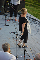Betty Matheson step-dancing during the finale
