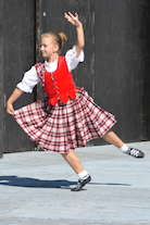 Sophie LeVert highland dancing