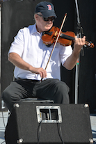 Bernard MacDonnell on fiddle