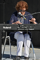Janet Cameron on keyboard