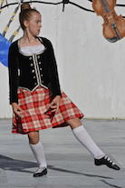 Madeleine LeVert highland dancing
