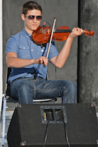 Olivier Broussard on fiddle
