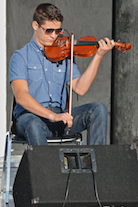 Olivier Broussard on fiddle