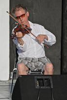 Larry Parks on fiddle