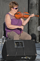 Brenda Stubbert on fiddle