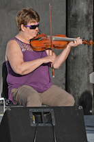 Brenda Stubbert on fiddle