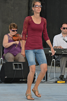 Tracey Bailey step-dancing