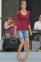 Tracey Bailey step-dancing
