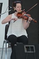 Stephanie MacDonald on fiddle