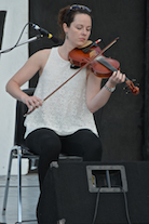 Stephanie MacDonald on fiddle