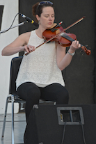 Stephanie MacDonald on fiddle